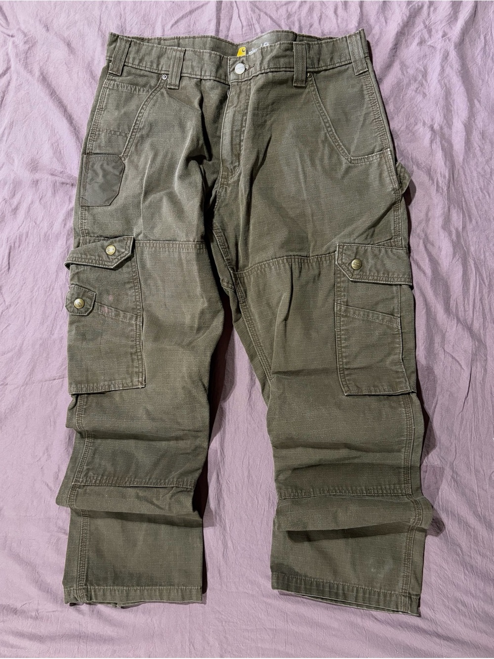 Carhartt Olive Brown Men’s Cargo Pants